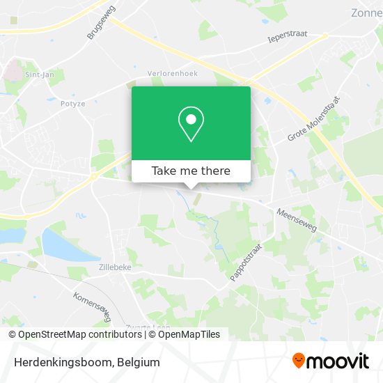 Herdenkingsboom map