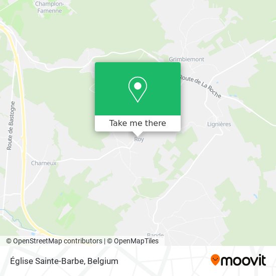 Église Sainte-Barbe plan