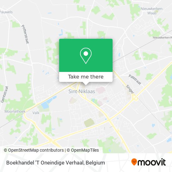 Boekhandel 'T Oneindige Verhaal map