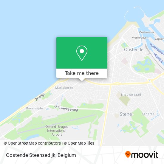 Oostende Steensedijk map