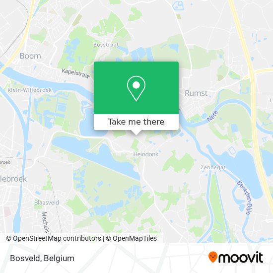 Bosveld map