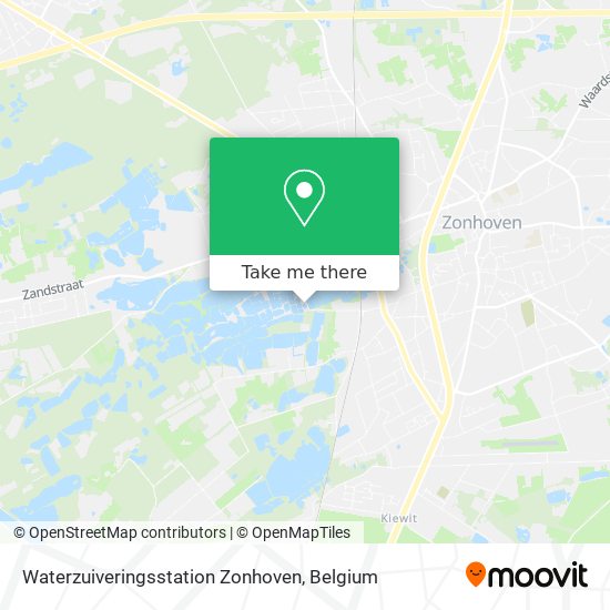 Waterzuiveringsstation Zonhoven map