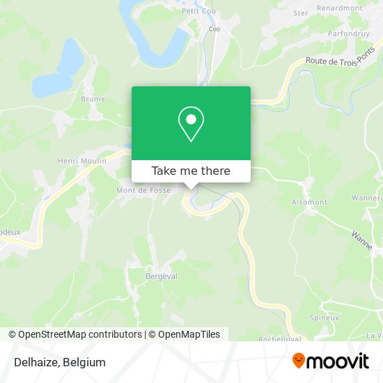 Delhaize map