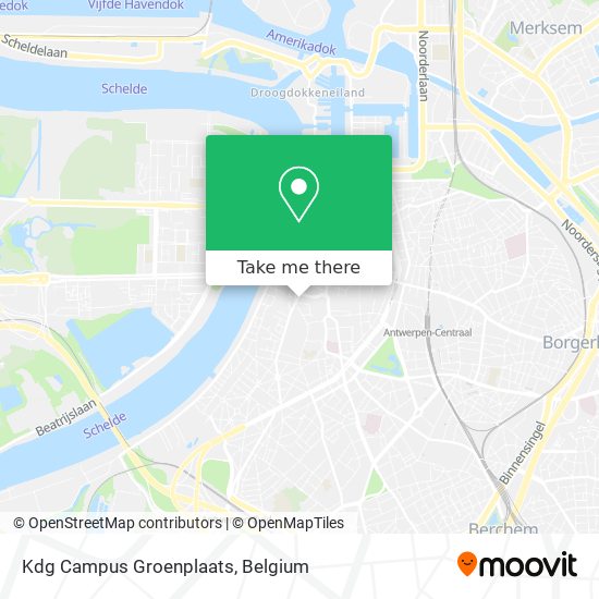 Kdg Campus Groenplaats plan