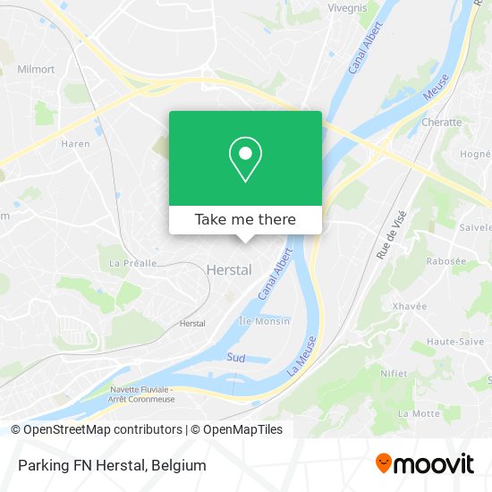 Parking FN Herstal map