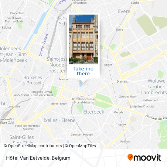 Hôtel Van Eetvelde plan