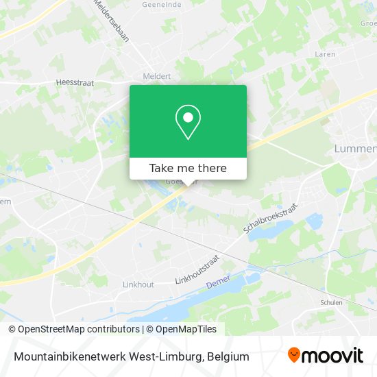 Mountainbikenetwerk West-Limburg map