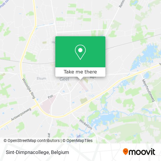 Sint-Dimpnacollege map