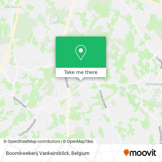 Boomkwekerij Vankeirsbilck plan