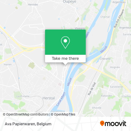 Ava Papierwaren map