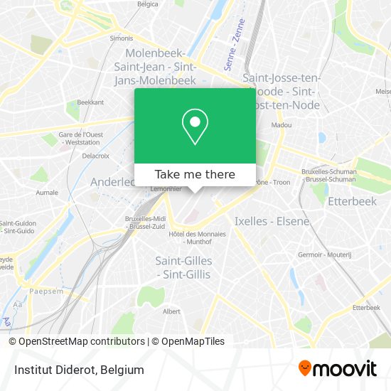 Institut Diderot map