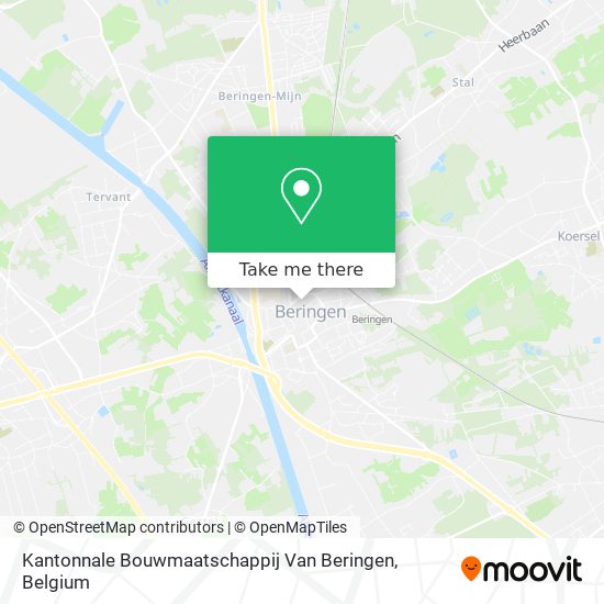 Kantonnale Bouwmaatschappij Van Beringen plan