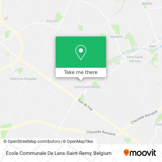 École Communale De Lens-Saint-Remy plan