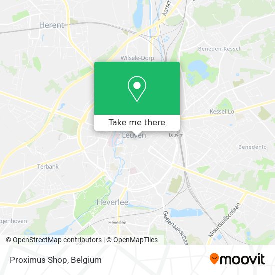 Proximus Shop map