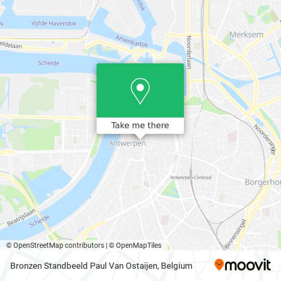 Bronzen Standbeeld Paul Van Ostaijen map