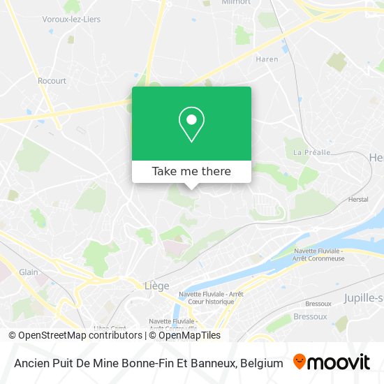 Ancien Puit De Mine Bonne-Fin Et Banneux map