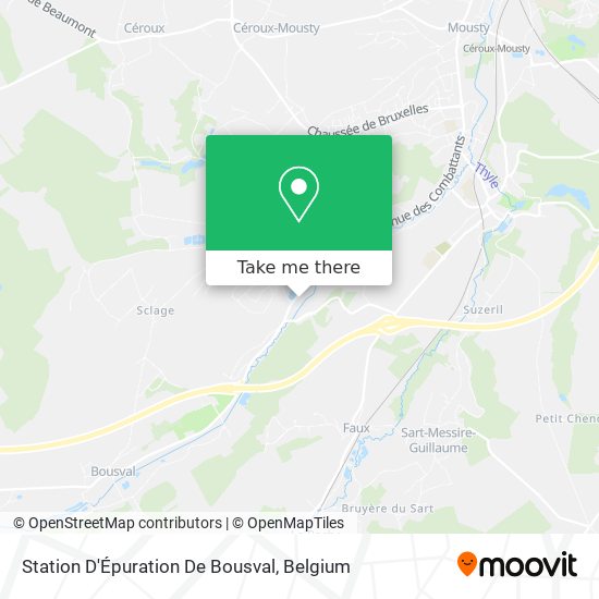 Station D'Épuration De Bousval map
