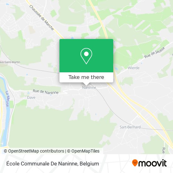 École Communale De Naninne map