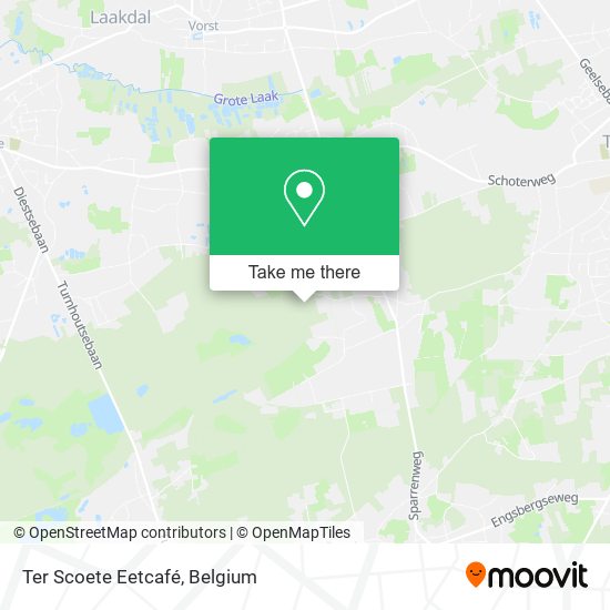 Ter Scoete Eetcafé plan