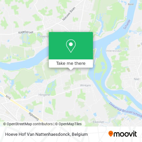 Hoeve Hof Van Nattenhaesdonck plan