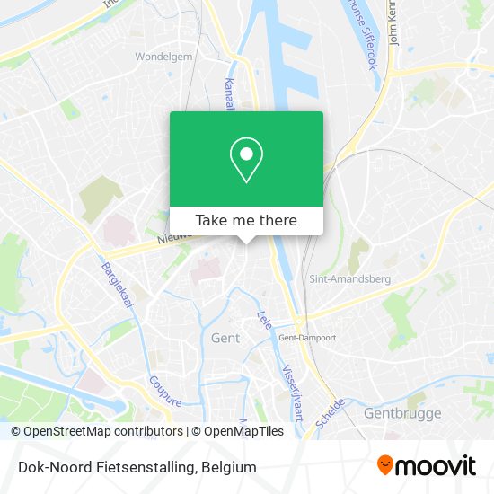 Dok-Noord Fietsenstalling map
