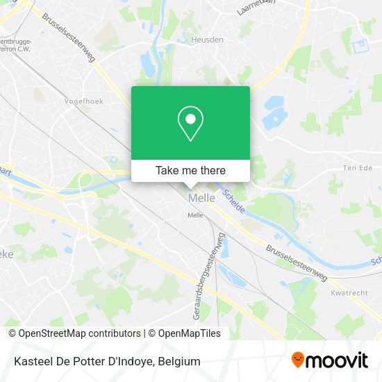 Kasteel De Potter D'Indoye map