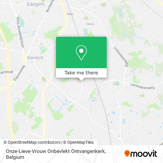 Onze-Lieve-Vrouw Onbevlekt Ontvangenkerk map