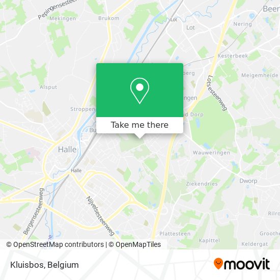 Kluisbos map