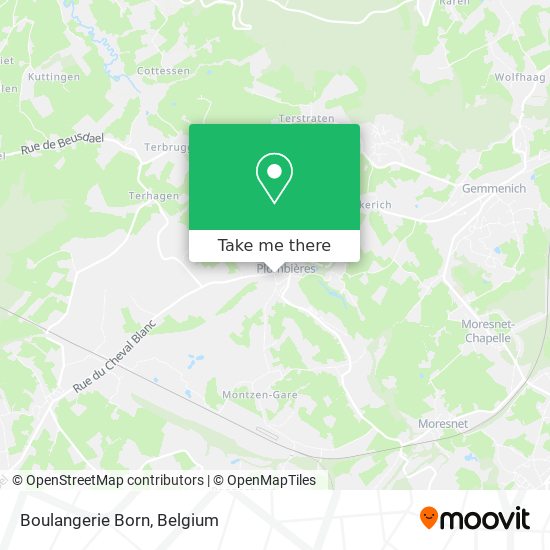 Boulangerie Born map