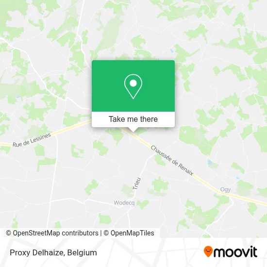 Proxy Delhaize map