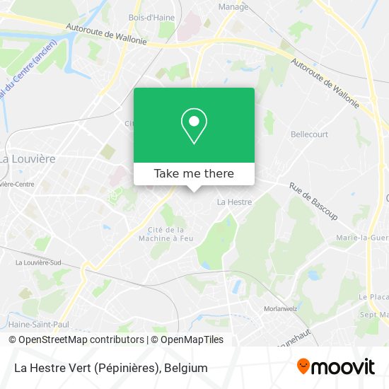 La Hestre Vert (Pépinières) plan