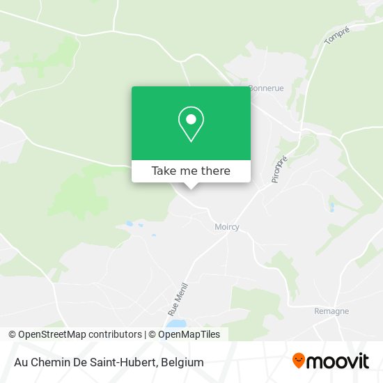 Au Chemin De Saint-Hubert plan