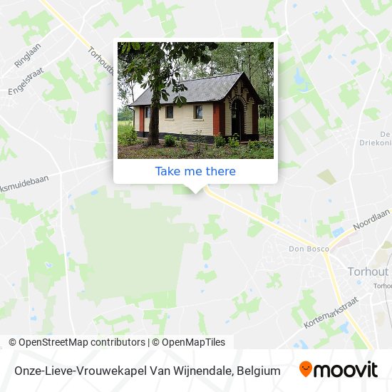 Onze-Lieve-Vrouwekapel Van Wijnendale plan