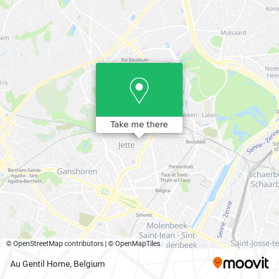 Au Gentil Home map