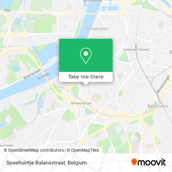 Speeltuintje Balansstraat map