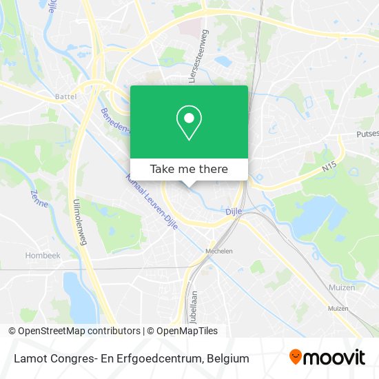 Lamot Congres- En Erfgoedcentrum plan