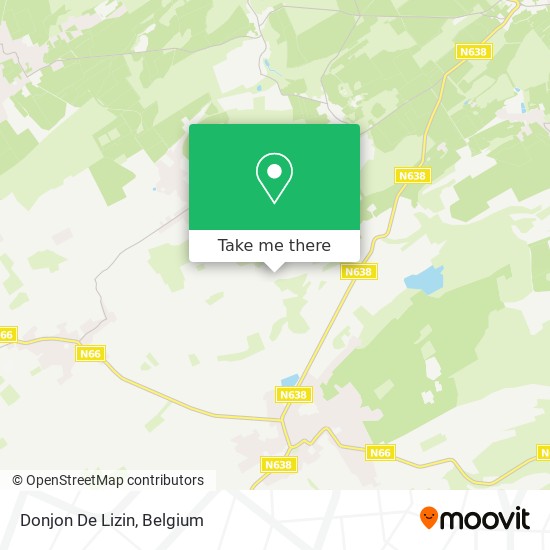 Donjon De Lizin map