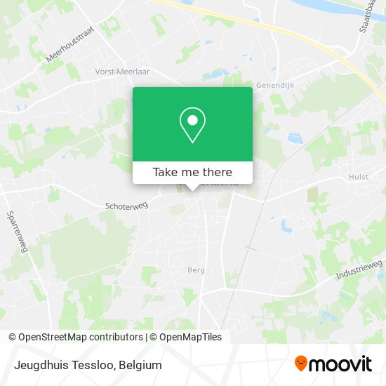 Jeugdhuis Tessloo plan