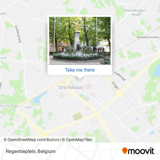 Regentieplein map