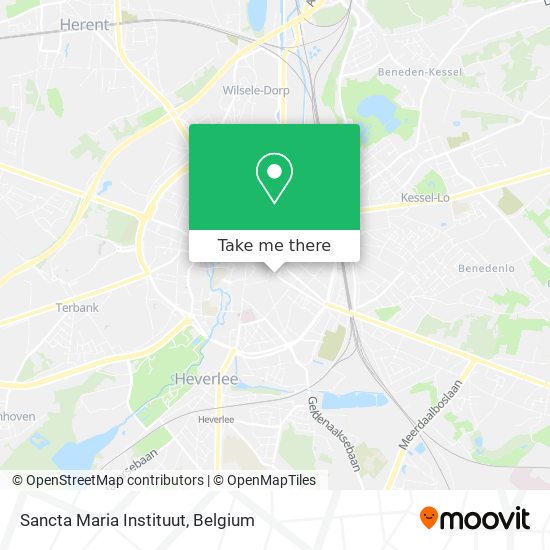 Sancta Maria Instituut plan