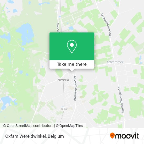 Oxfam Wereldwinkel map