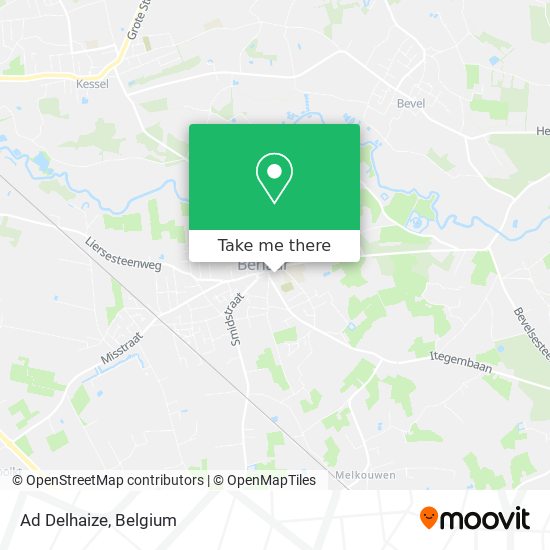 Ad Delhaize map