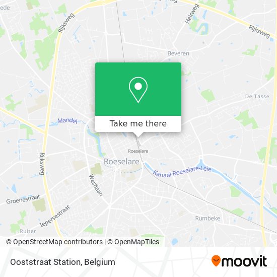 Ooststraat Station map