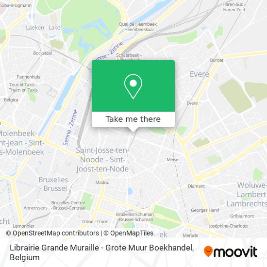 Librairie Grande Muraille - Grote Muur Boekhandel map