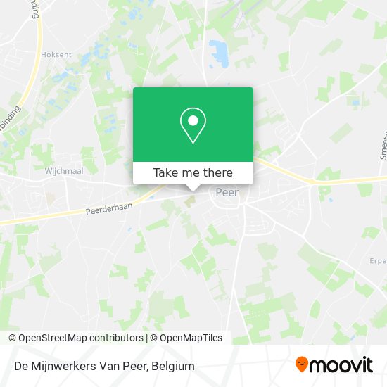 De Mijnwerkers Van Peer map