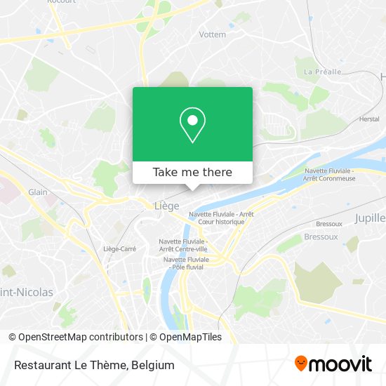 Restaurant Le Thème map