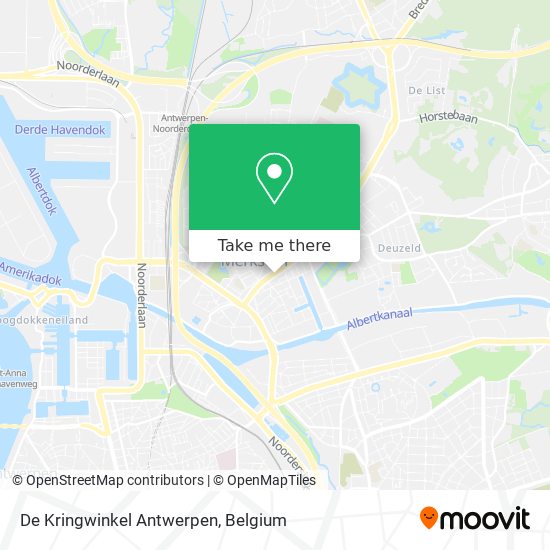 De Kringwinkel Antwerpen map