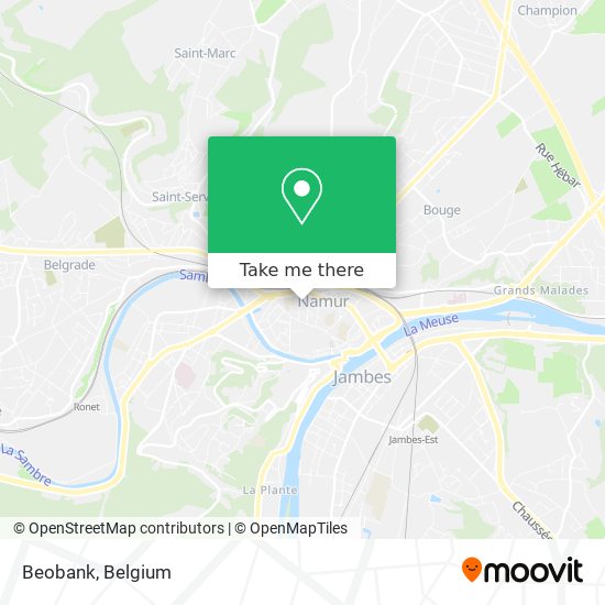 Beobank map