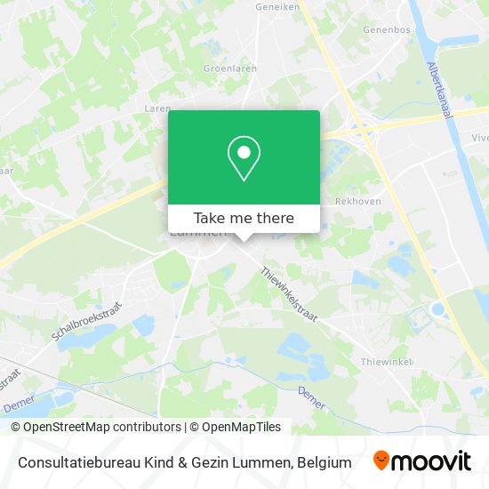 Consultatiebureau Kind & Gezin Lummen plan