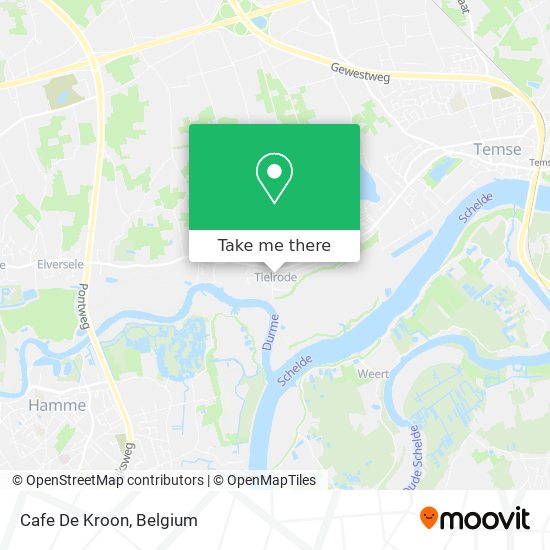 Cafe De Kroon map